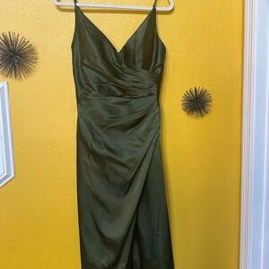 Chic Olive Green Maxi Dress